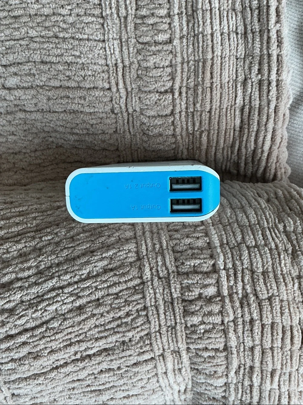 White Portable Power Bank - Slim External Charger by a data
